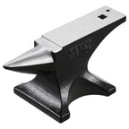 VEVOR Einzelhornamboss schwerer Amboss aus Gussstahl 11 kg robuster runder Hornamboss mit hoher Härte & stabiler Basis, Metallbearbeitungswerkzeug zum Biegen Formen Verdrehen von Metall