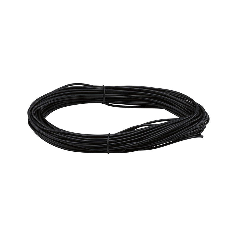 Paulmann 94593 Seilsytem Spannseil Corduo 20m isoliert 2,5qmm Seil Schwarz Drahtseil Schiene