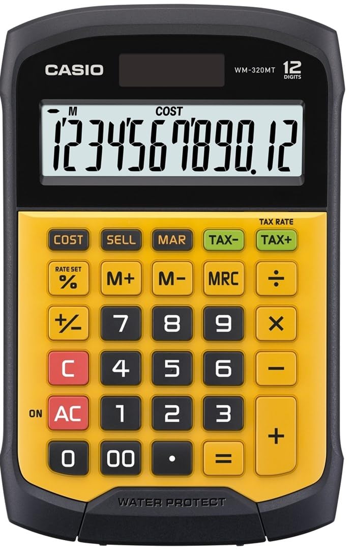 Casio WM-320MT-BOITE, Gelb, Schwarz