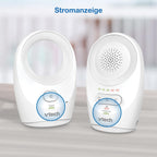 VTech BM1120 Baby-Audioüberwachungsgerät, klare Tonübertragung und Sicherheit, Lange Reichweite, 5-stufige LED-Lautstärkeanzeige, Gürtelclip, wiederaufladbare Batterien