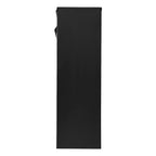 Burg-Wächter Briefkasten Edelstahl mit Namensschild, A4 Einwurf-Format, Verzinktes Stahlgehäuse anthrazit beschichtet mit Edelstahl Tür, Oxford-Set 6877 B+S, Mattschwarz