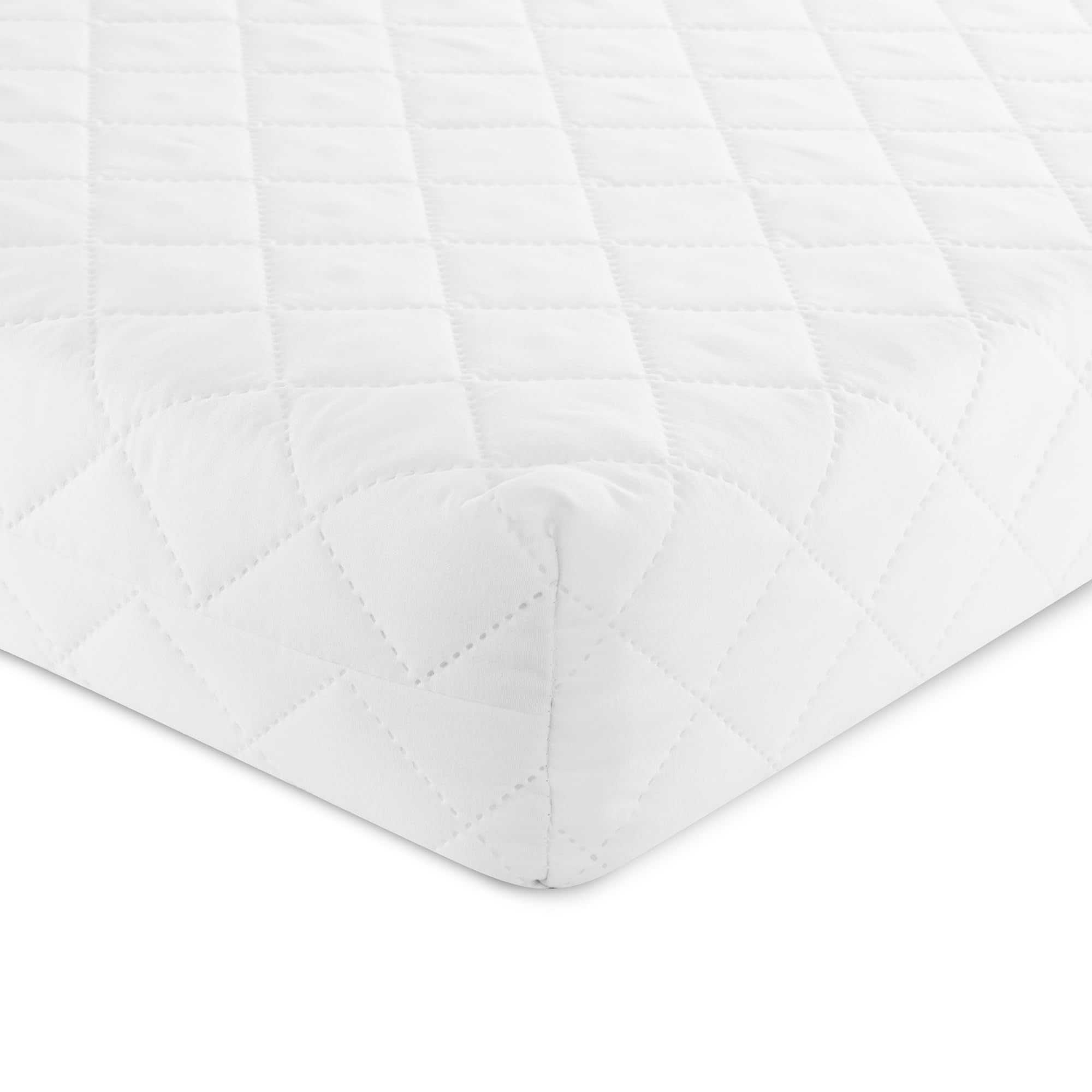 Love For Sleep Babybett Beistellbett 120x60cm mit Schaumstoffmatratze Weiß Jacob Kinderbett Baby Bett Holz - Kinderbett Babybett, Mitwachsend Gitterbett Baby Bed