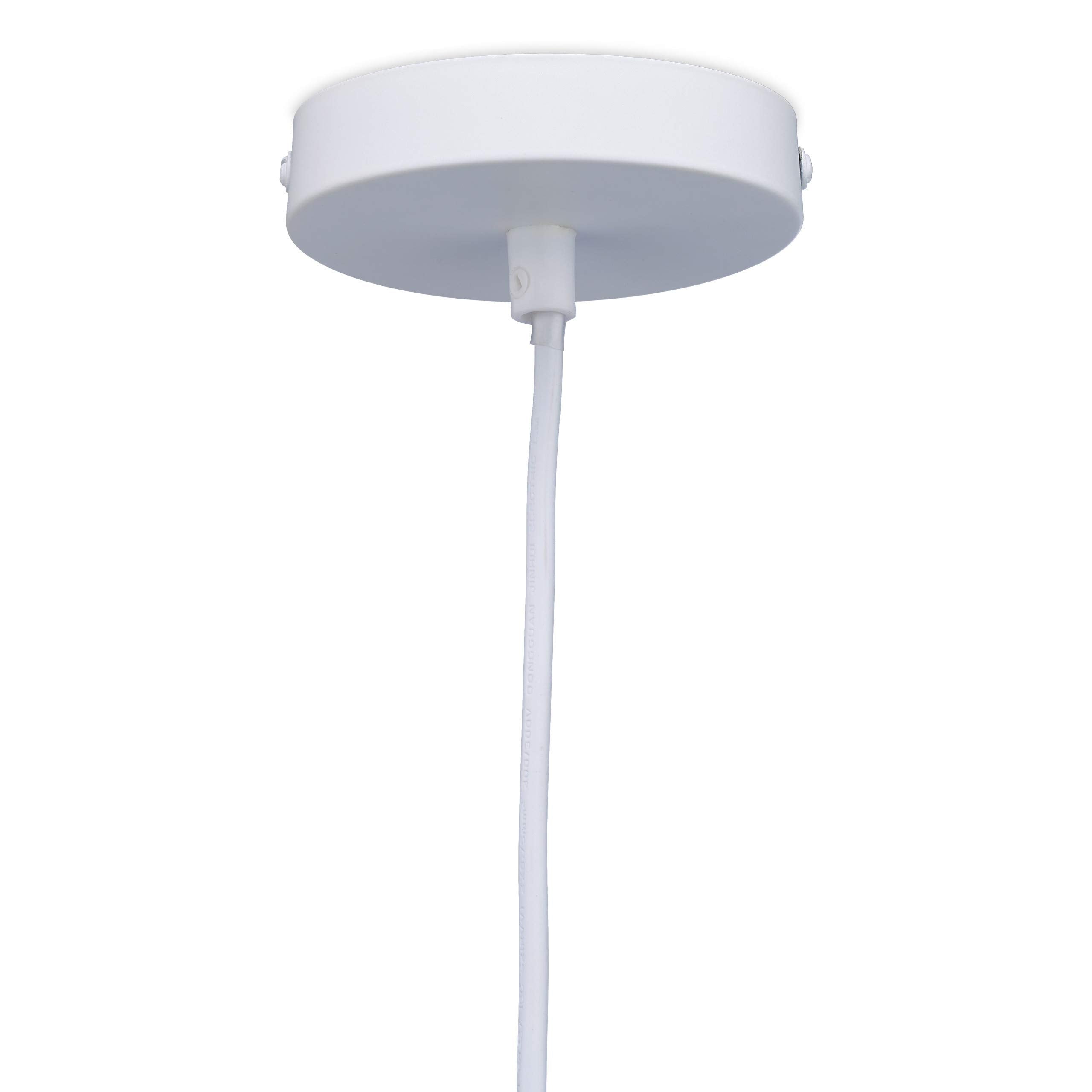 Relaxdays Kinderzimmerlampe Sterne, hängende Schirmlampe für Mädchen, Sternenhimmel Motiv, E27, runder Stoffschirm, rosa, 122 x 27 x 27 cm