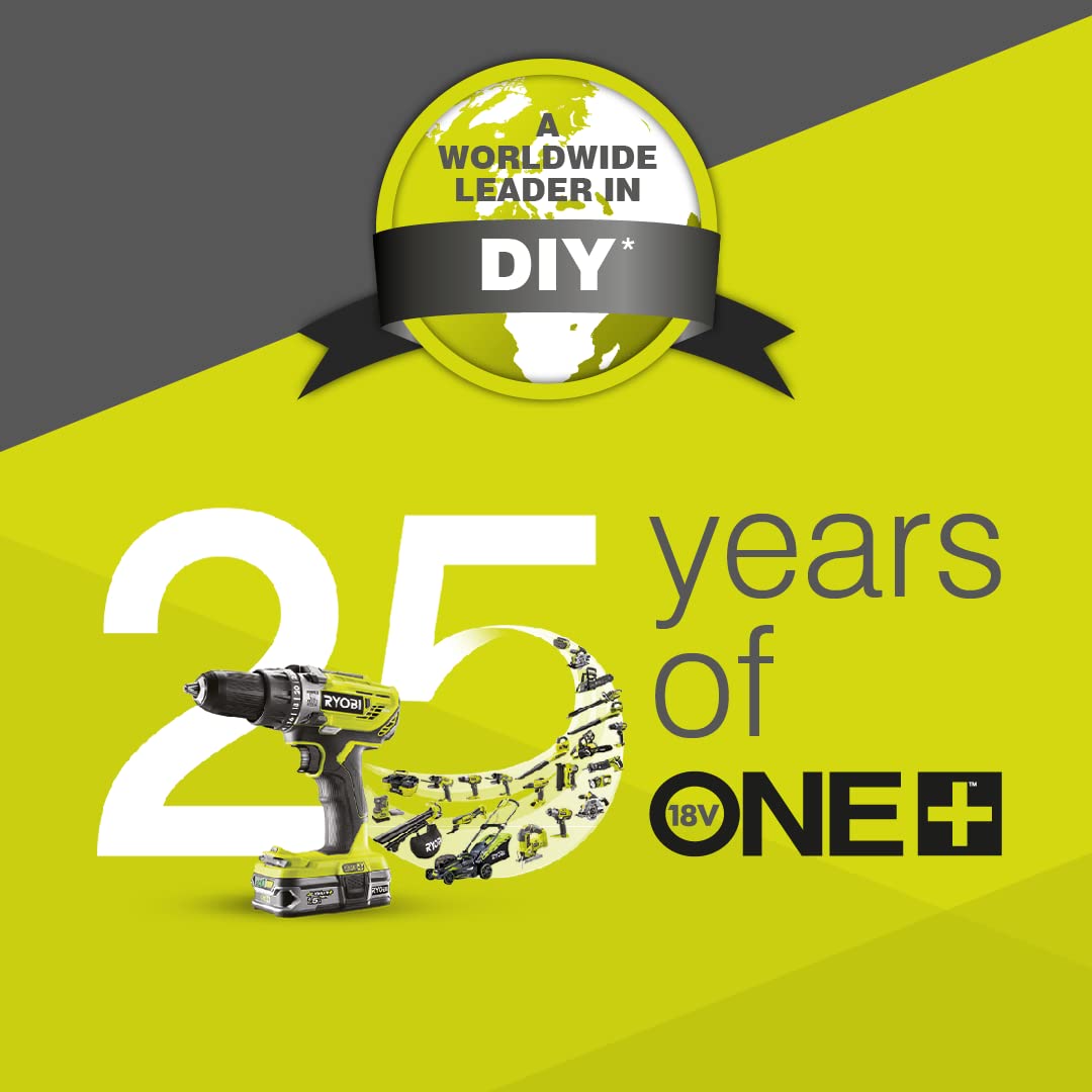 RYOBI 18 V ONE Brushless Akku-Trennsäge RCT18BL-0, 76 mm Scheibendurchmesser, Kompakt und einhändig bedienbar, LED-Beleuchtung, G5 GripZone, ohne Akku und Ladegerät