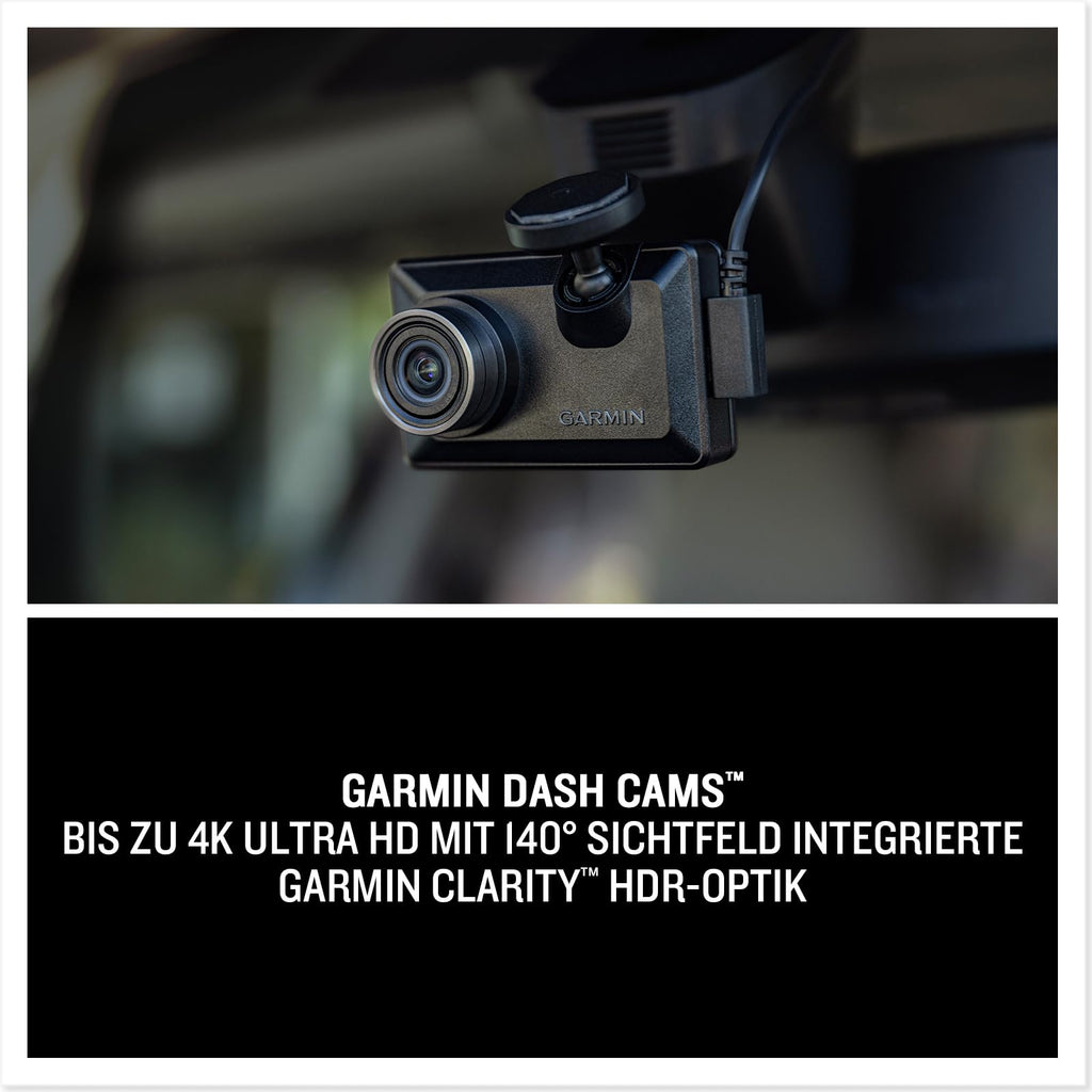 Garmin Dash Cam X110 - Premium Dash Cam mit 1.080p HD-Aufläsung, 140° Blickwinkel 2,4 Zoll LCD Display, Garmin Clarity Polfilter und automatischer Unfallerkennung