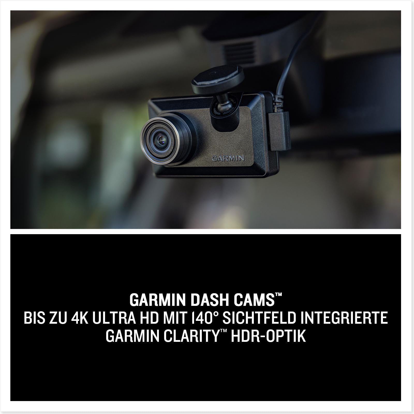 Garmin Dash Cam X110 - Premium Dash Cam mit 1.080p HD-Aufläsung, 140° Blickwinkel 2,4 Zoll LCD Display, Garmin Clarity Polfilter und automatischer Unfallerkennung