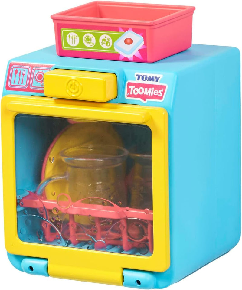 Tomy Toomies Rigol’EAU Geschirrspüler – Interaktives Baby-Badespielzeug mit Zubehör – Lernspielzeug zur Förderung von Motorik & Fantasie – Ab 18 Monaten