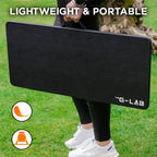 THE G-LAB K-Board Cadmium Laptopablage mit XXL-Kissen, Ideal für Home Office/Gaming für Bett oder Sofa, Laptopständer 13"-19", Lapdesk Extra Large mit Griff