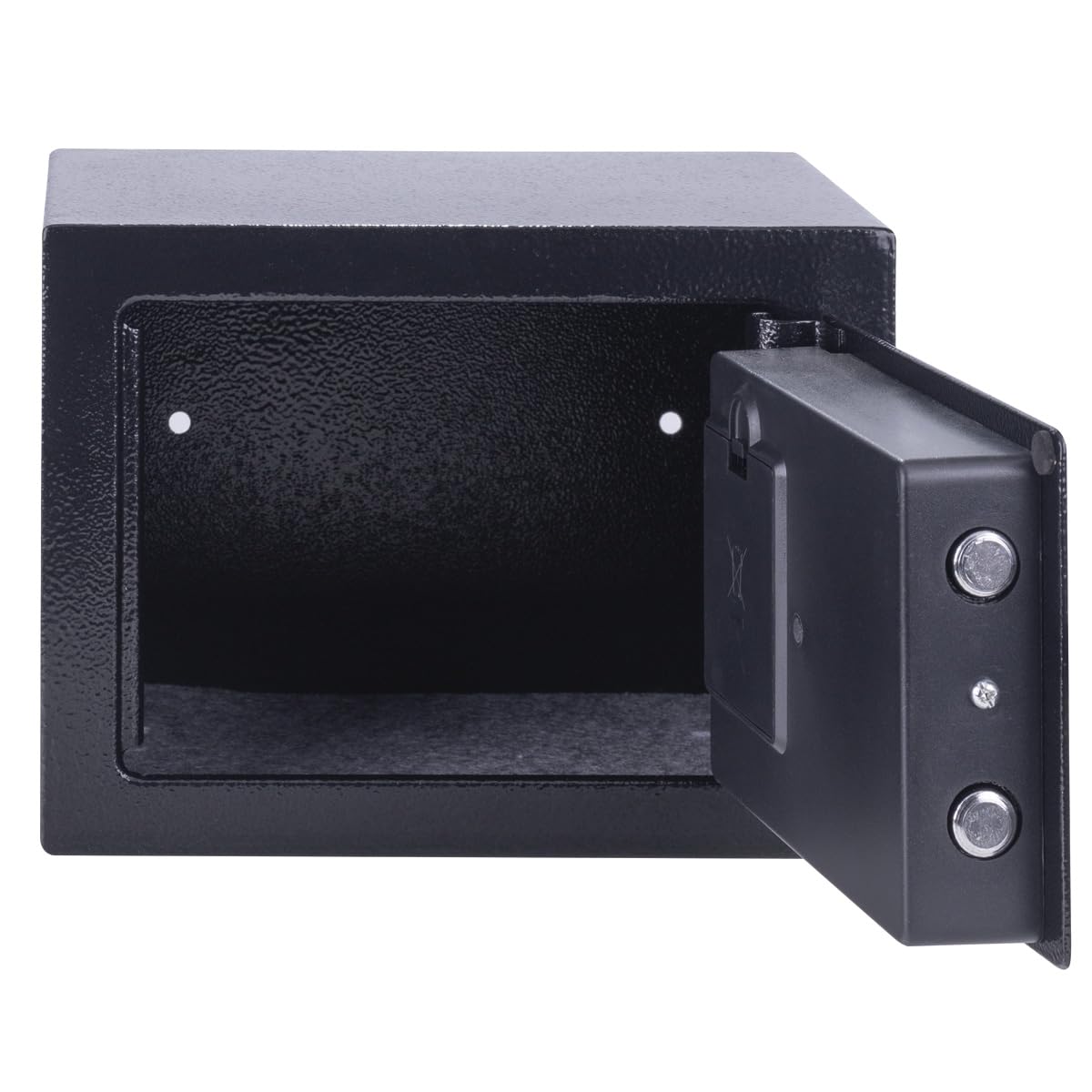 DONAU TECH Digitaler Mini Tresor 4,6L / 23 x 17 x 17 cm/Manuell-digitaler Elektronischer Safe Klein Möbeltresor/mit Digitaler Passwort & 2 Sicherheitsschlüssel Tresor/Schwarz