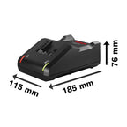 Bosch Professional 18V System Akku Schnellladegerät GAL 18V-40 (ohne Akku)