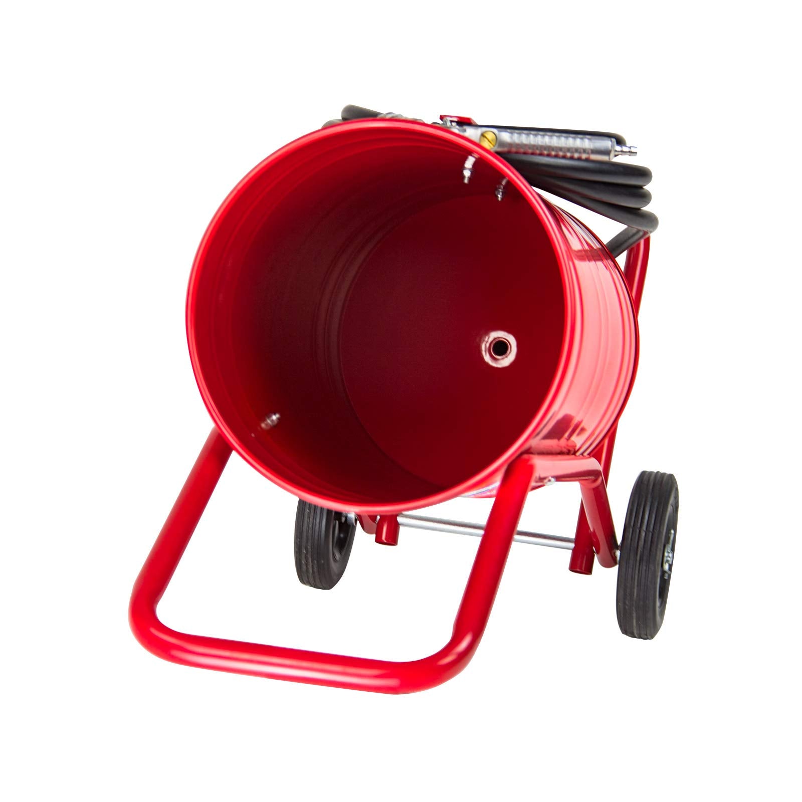 Dema Sandstrahlgerät 30L Sandstrahler Kabine Mobil, 4,3-7,5 Bar, 400-700 L/min, Effizienter Sandstrahler für Metall, Holz und Rostentfernung
