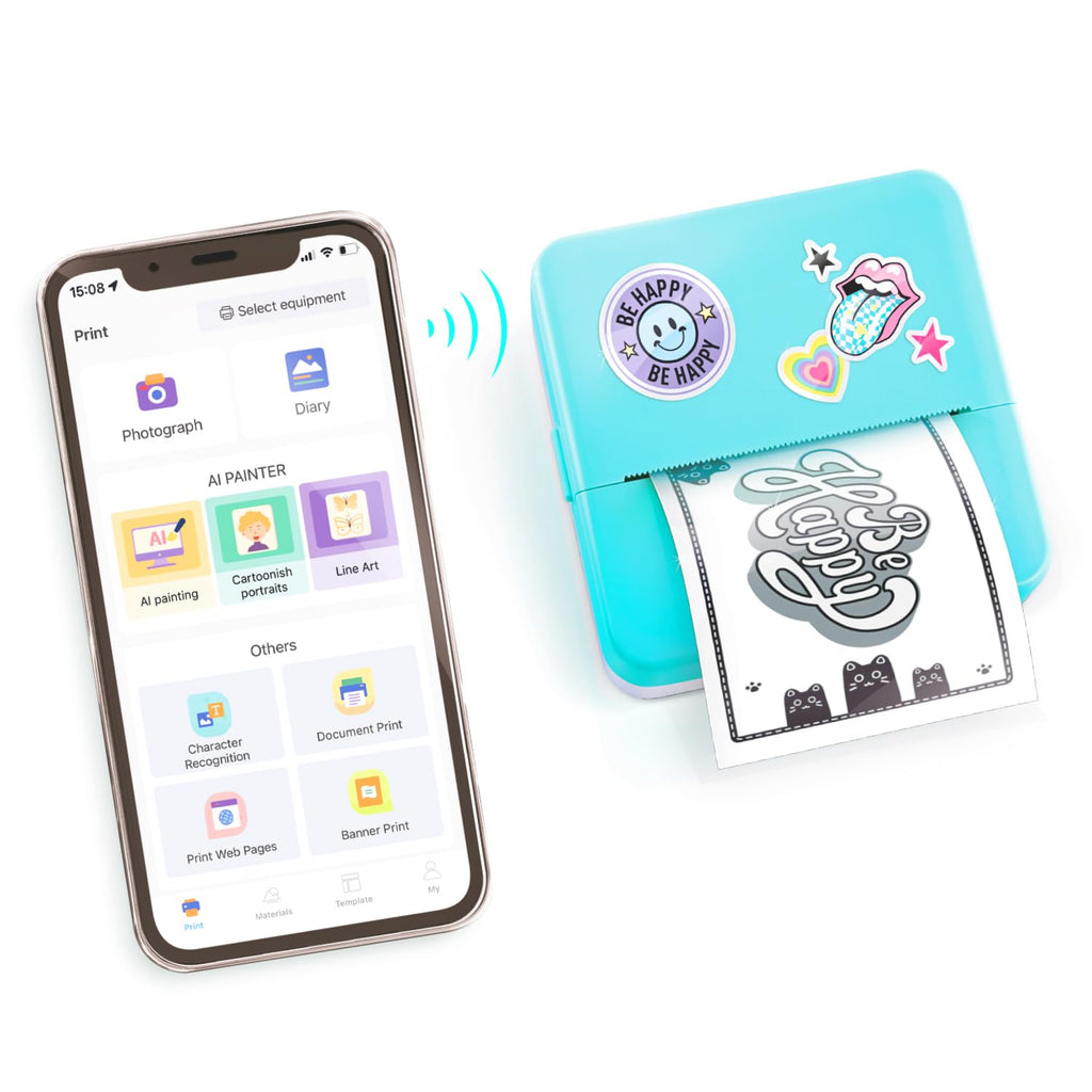 Canal Toys – Photo Creator – Taschenfotodrucker | 7-in-1 über App – Thermodruck – 4 Rollen (Davon 1 selbstklebend) – USB-C – BPA-freies Papier – +250 Bilder – Kreatives Hobby – CLK 017
