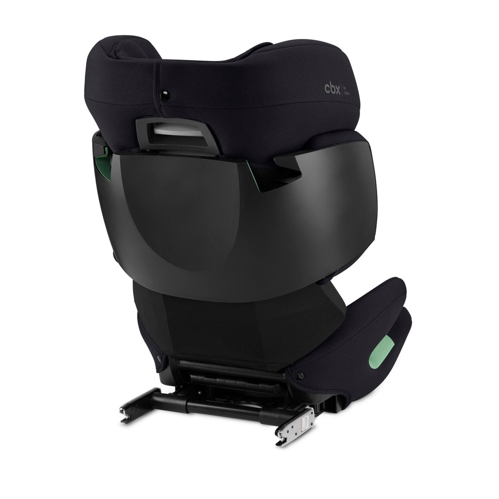 CBX by CYBEX Kinder-Autositz Solution X i-Fix, Für Autos mit und ohne ISOFIX, Ab ca. 3 bis 12 Jahre (100 - 150 cm), Ab ca. 15 bis 50 kg, Schwarz