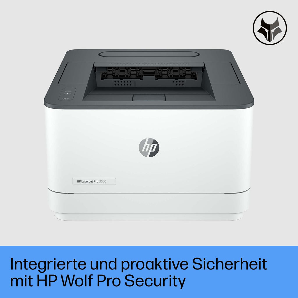 HP LaserJet Pro 3002dw Laserdrucker, Automatischer beidseitiger Druck, Bis zu 33 A4-Seiten pro Minute, Hi-Speed USB, WiFi, Ethernet, Bluetooth, Smart App, Wolf Pro Security