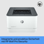 HP LaserJet Pro 3002dw Laserdrucker, Automatischer beidseitiger Druck, Bis zu 33 A4-Seiten pro Minute, Hi-Speed USB, WiFi, Ethernet, Bluetooth, Smart App, Wolf Pro Security
