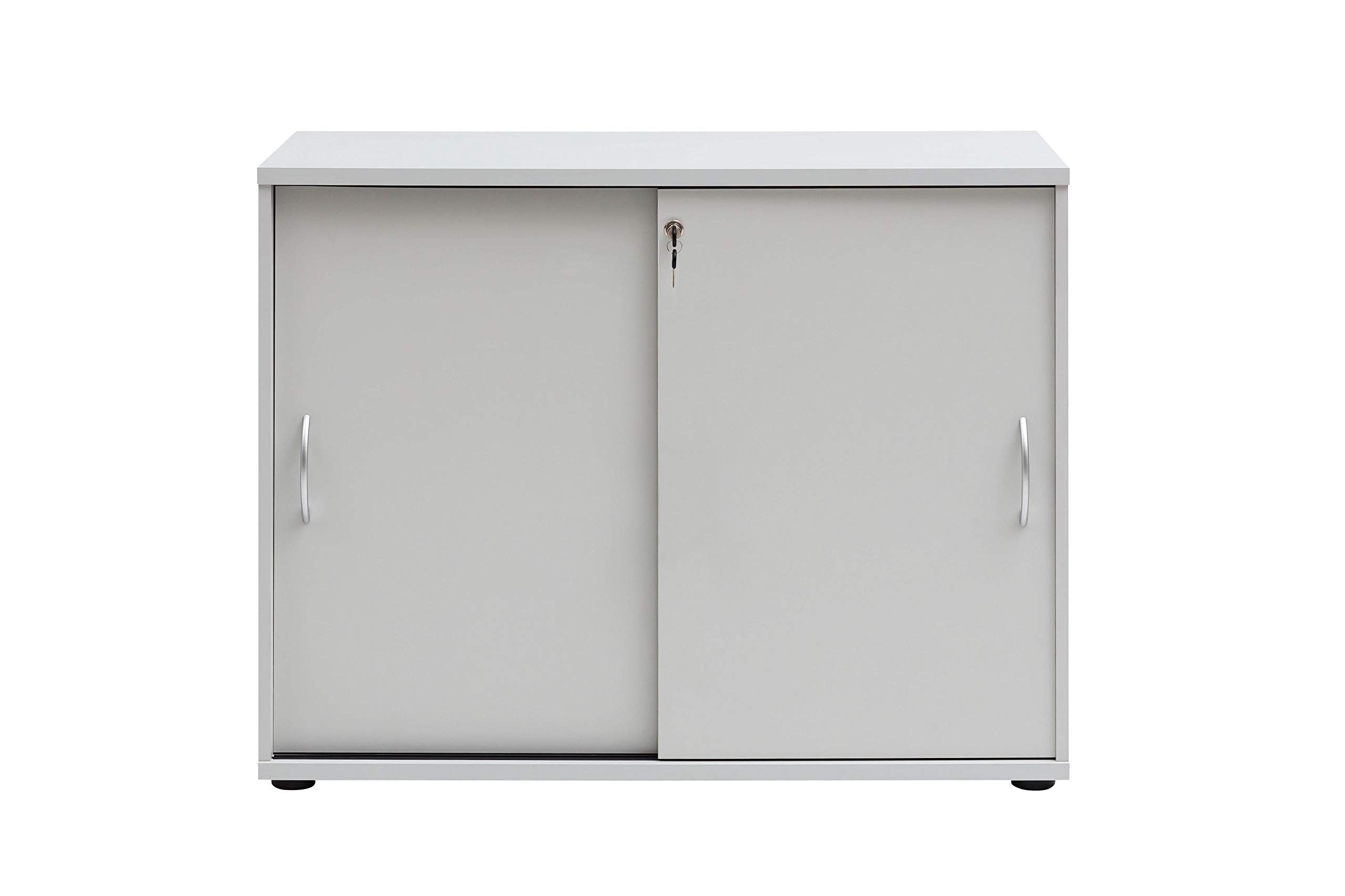 Möbelpartner Aktenschrank Manni 701343, lichtgrau, 100,0 x 39,5 x 77,4 cm