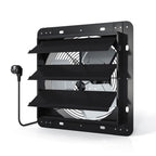 Aygrochy 350mm zu und abluftventilator, Industrie Wandventilator 1850m³/h, Belüftung und Kühlung für Gewächshäuser, Garagen Loft und Küche.