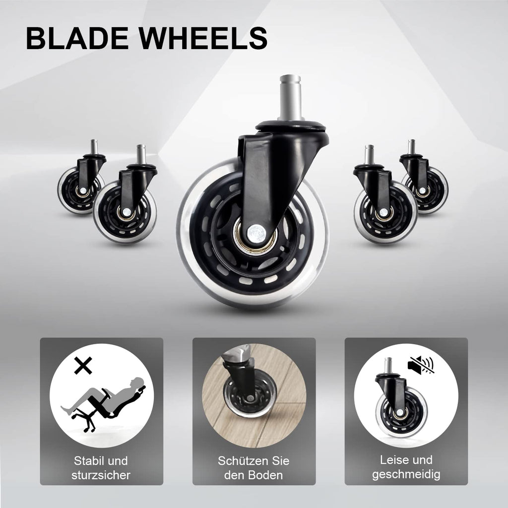 SIHOO Bürostuhl Ergonomischer [TESTSIEGER] Schreibtischstuhl, Drehstuhl hat Verstellbarer Lordosenstütze, Kopfstütze und Armlehne, Höhenverstellung und Wippfunktion, bis 150kg/330LB Belastbar