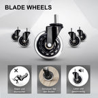 SIHOO Bürostuhl Ergonomischer [TESTSIEGER] Schreibtischstuhl, Drehstuhl hat Verstellbarer Lordosenstütze, Kopfstütze und Armlehne, Höhenverstellung und Wippfunktion, bis 150kg/330LB Belastbar