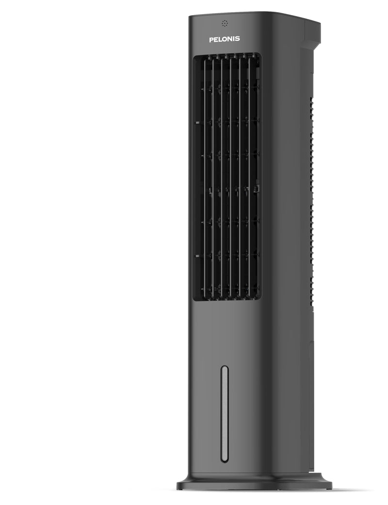 PELONIS 5L Verdunstungskühler mit Fernbedienung, 3-in-1 Tragbarer Luftkühler, Ventilator, Luftbefeuchter & Automatische Oszillation, 3 Stufen Timer 7H, 2 Kühlpads für Zuhause und Büro