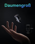 INIU Zigarettenanzünder, 12V USB C Adapter 60W Auto PD & QC 3.0 Kfz Ladegerät, Auto Ladegerät Adapter USB Zigarettenanzünder Verteiler Steckdose mit iPhone 16 15 14 13 Pro Max iPad Samsung S24 S23