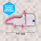 Minecraft Axolotl Lampe - Offiziell lizenziert, Fünf Farbmodi, Minecraft-Lampe für Gaming-Schreibtisch oder Nachttisch, Schlafzimmerdeko, Pink