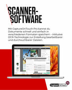 Canon DR-C225 II - imageFORMULA Dokumentenscanner (Duplex, Einzug, Farbe, 600dpi, 25 Seiten/Min, PDF OCR, kompakt, schwarz)