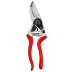 FELCO 8 Bypass-Gartenschere für Rechtshänder, ergonomisch für große Hände, 52 mm Stahlklinge, 25 mm Schnittdurchmesser, Stoßdämpfer, geschmiedete Aluminiumgriffe, abgewinkelter Schneidkopf, Swiss Made