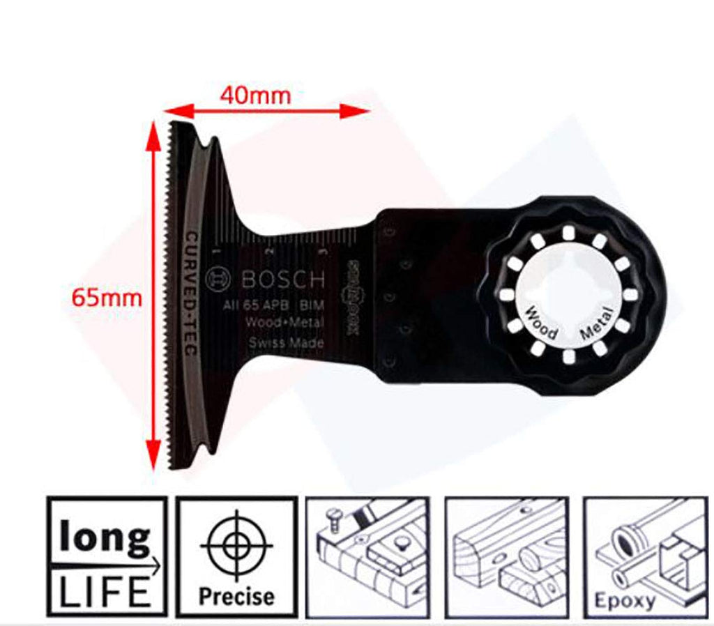 Bosch 5 tlg. Starlock Best of Cutting Tauchsägeblatt Segmentsägeblatt Multitool Set (für Holz und Metall, Professional Zubehör Multifunktionswerkzeug)