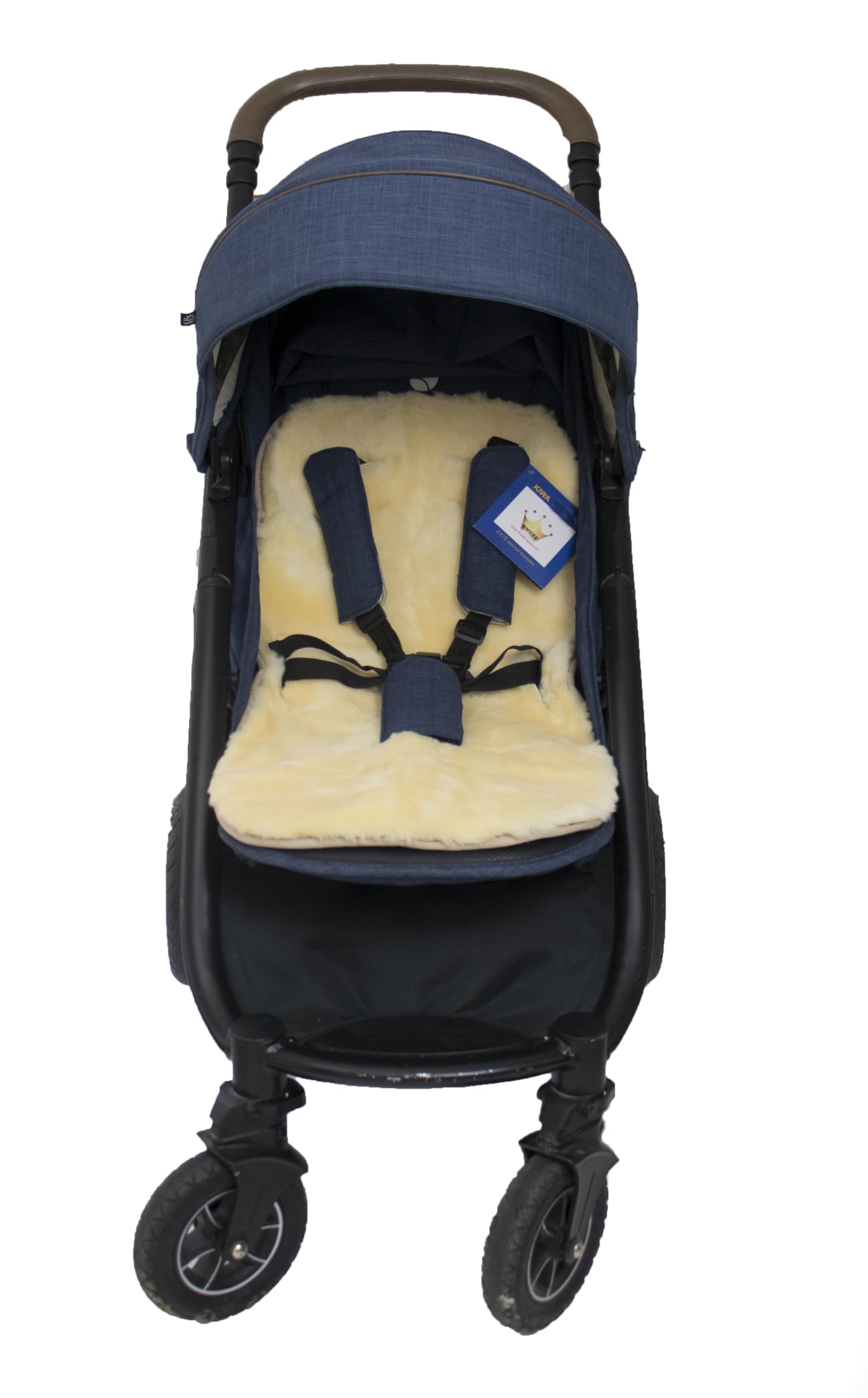 KIWA Echt Lammfell Einlage für Kinderwagen Buggy Baby Bett Kinderbett medizinisch gegerbtes Merino Schaffell