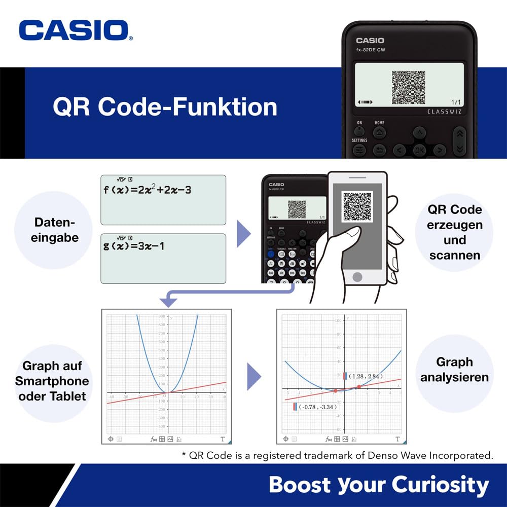 Casio FX-810DE CW ClassWiz technisch-wissenschaftlicher Rechner