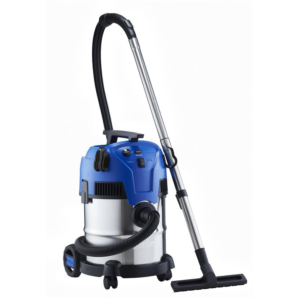 Nilfisk Multi II 22L INOX Nass Trockensauger - Staubsauger für Werkstatt, Haus, Garten und Auto (1200 W)