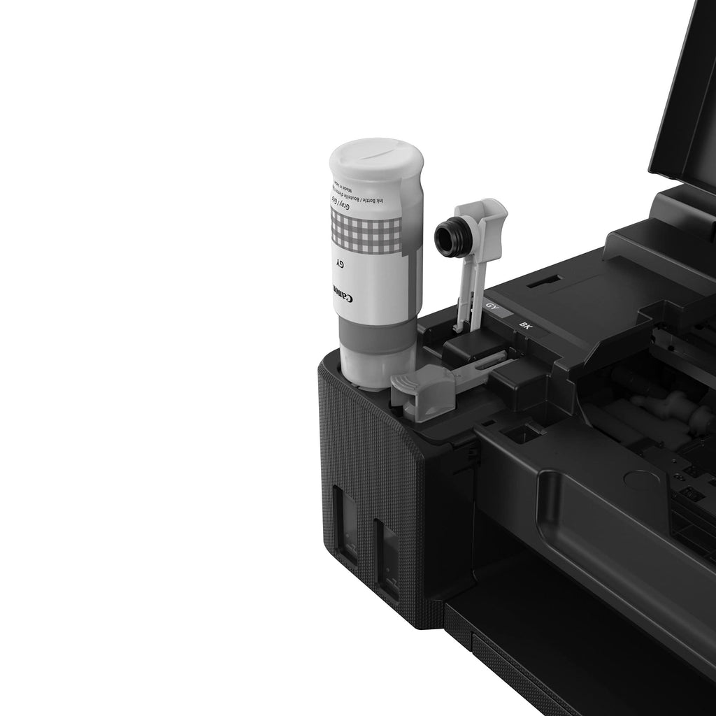 Canon Tintenstrahldrucker PIXMA G550 MegaTank Drucker (4.800 x 1.200 dpi, Fotodrucker 10x15 cm, LC Display, WLAN, Canon PRINT App, Mopria, AirPrint, wireless Printing, Auto Power On/Off) schwarz