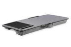 DIGITUS Notebook Kissen - mit Smartphone-Halterung - für 17" Laptops - Laptopunterlage - zum bequemen Arbeiten vom Sofa oder Bett aus - Grau