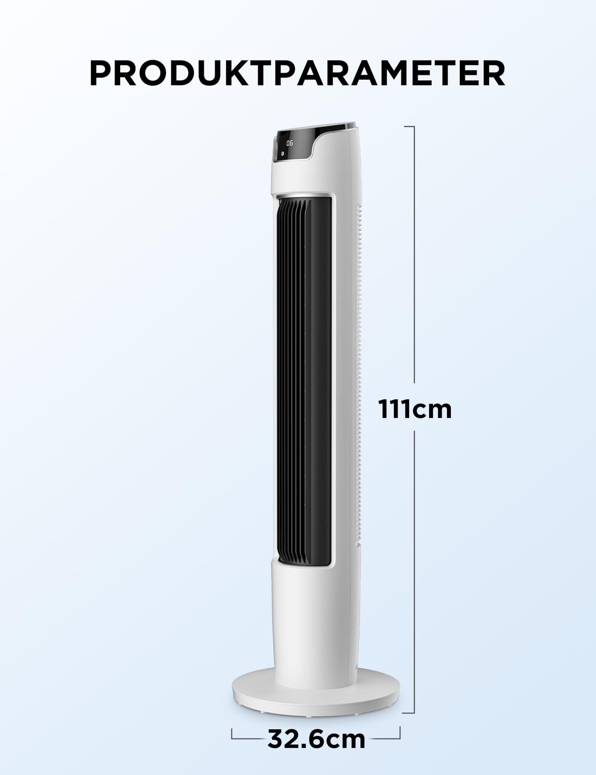 Midea FZ10-16AR Column Fan with Remote Control