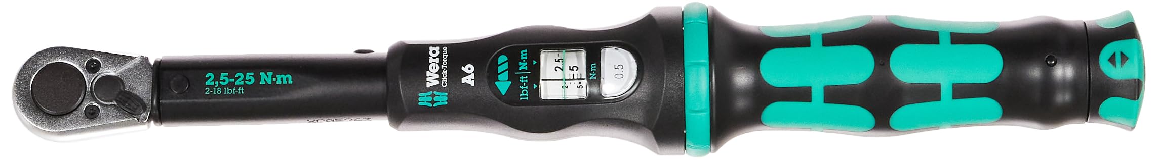 Wera 05130110001 Click-Torque A 6 Set 1 Drehmomentschlüssel-Satz