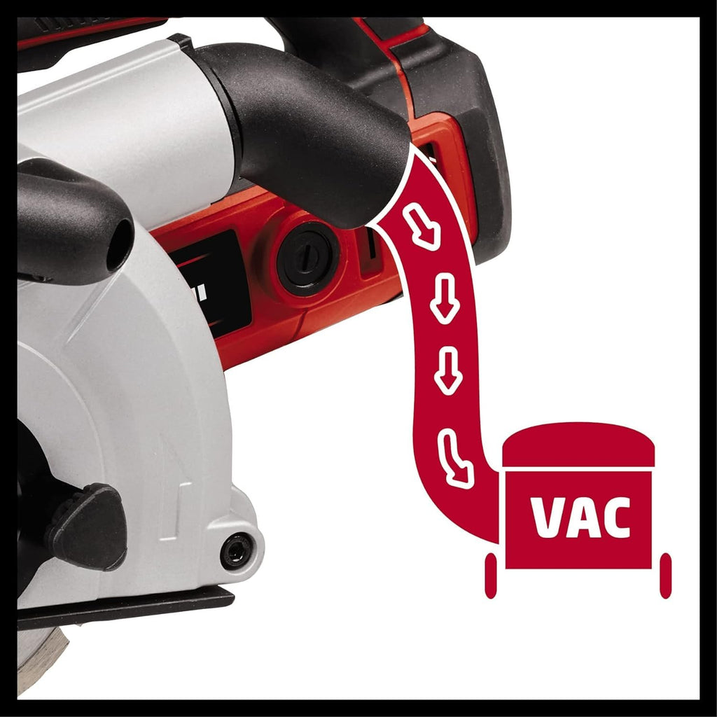 Einhell Mauernutfräse TE-MA 1700 (1.700 W, Schnittbreiteneinstellung bis 38 mm, Schnitttiefe bis 40 mm, Softstart, Überlastschutz, inkl. 4 Diamant-Trennscheiben)