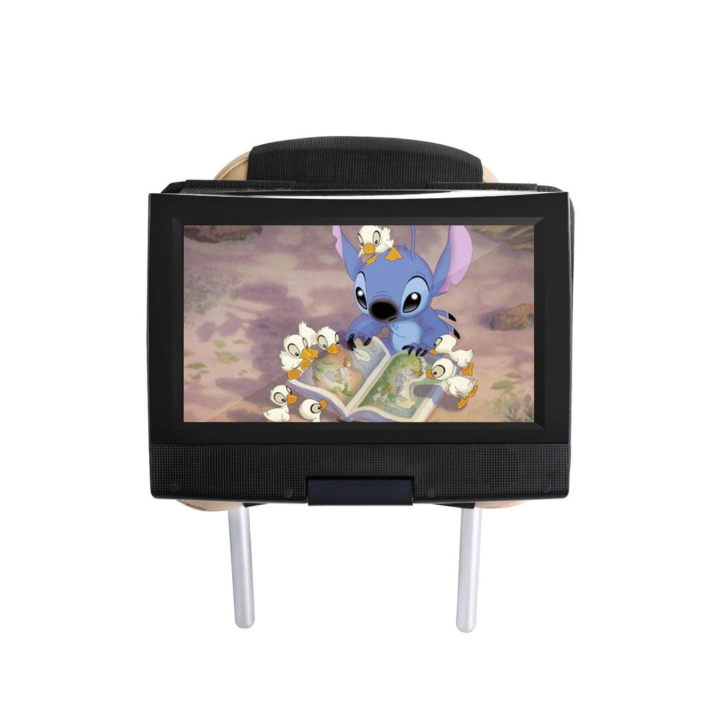 Auto Kopfstütze Halterung für 7-11 Zoll Drehgelenk & Flip Tragbarer DVD Player/Fit für alle Swivel und Flip-Typ tragbare DVD-Player unter 12 Zoll - Schwarz