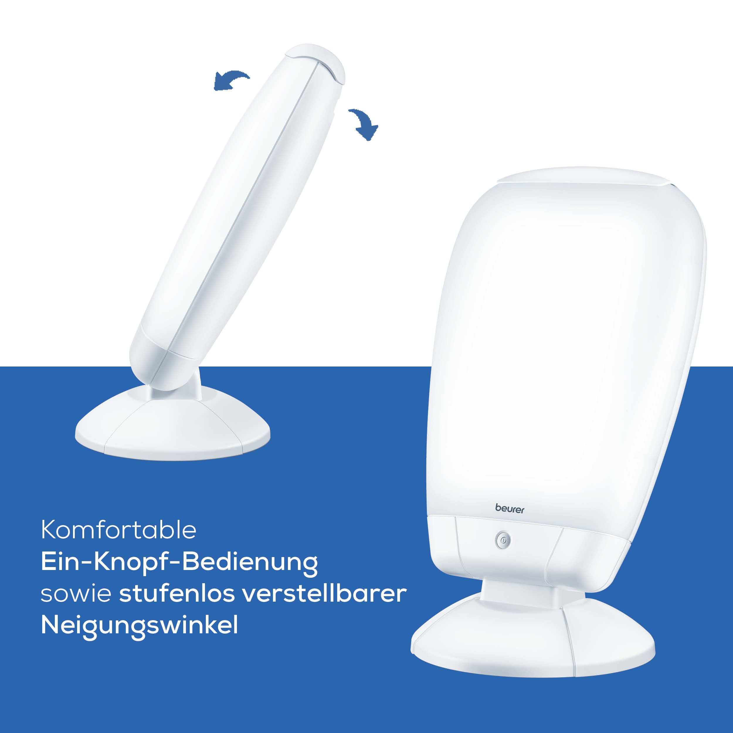 Beurer TL 80 Tageslichtlampe, Tageslicht-Simulation, stufenlose Neigungsverstellung