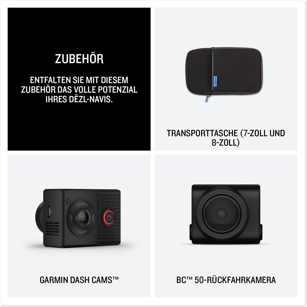 Garmin dēzl LGV720 MT-S - smartes LKW-Navigationsgerät mit 7" (17,7cm) Farbdisplay, vorinstallierten EU Karten (34 Länder), Fahrzeugspezifische Routenführung, Wetterwarnungen, beliebte LKW Strecken