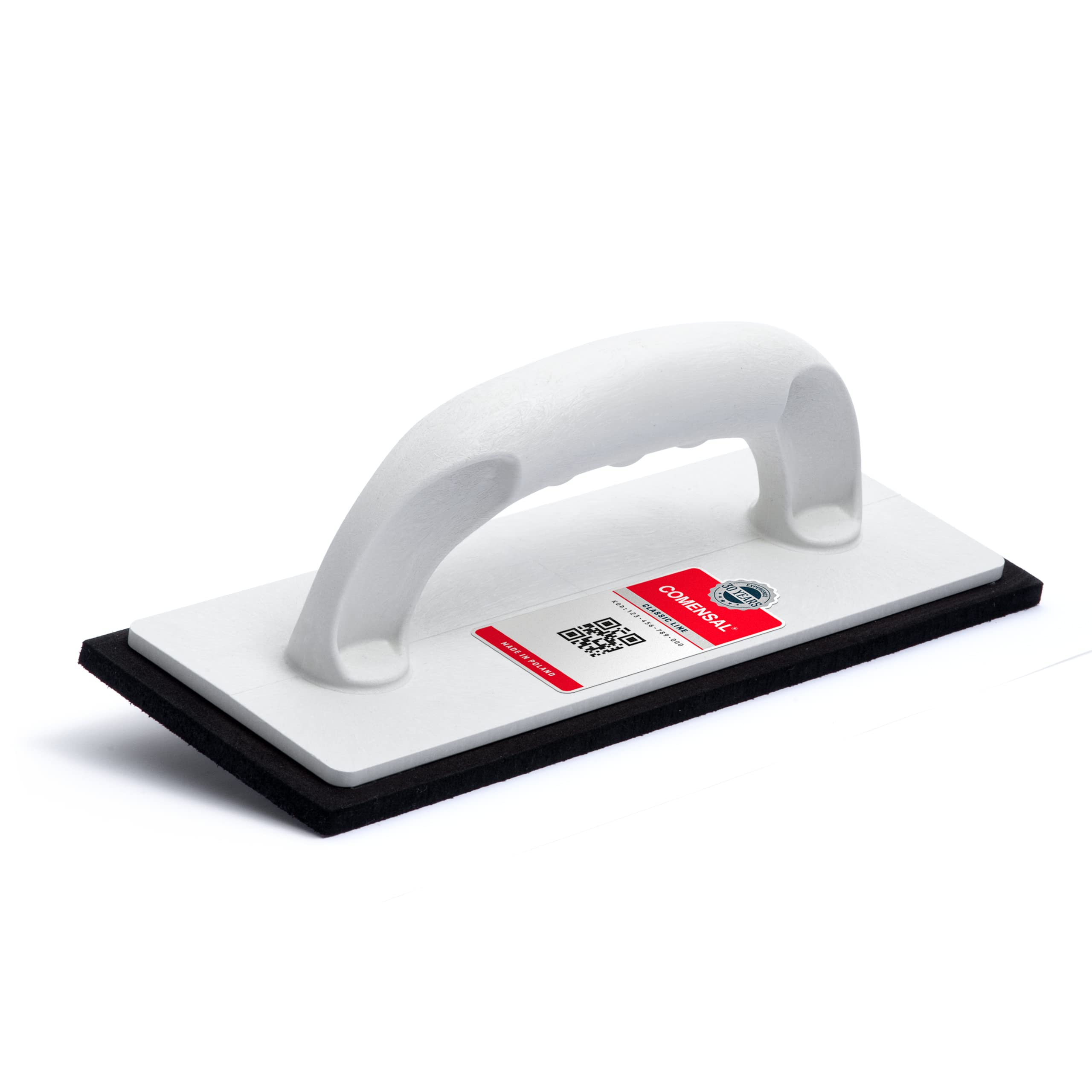 COMENSAL® Fliesenwaschset - 8-teiliges Fliesenleger Waschset M - 12L - Profi Fliesen Waschset zum Verputzen - mit Rollenaufsatz - Fugengummi - Hydroschwamm - Reibebrett mit Zellkautschuk - Made in EU