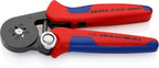 KNIPEX Selbsteinstellende Crimpzange für Aderendhülsen, 0,08-16 mm², Vierkant-Pressung, Aderendhülsenzange, Presszange, 97 53 04