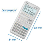 Casio FX-9860GIII Grafikrechner mit monochromen Display, weiß
