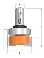 CMT ORANGE TOOLS 901.190.11 - LANGLOCH NUTFRÄSER HM S=8 D=19X19