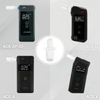 ACE Mundstücke für die Alkoholtester AF-33, A, Q und X - Packung mit 25 Promilletester-Mundstücken - 25er Mundstück-Packung