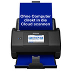 Epson WorkForce ES-580W Scanner, Dokumentenscanner (scannt ohne PC, 35 Seiten bzw. 70 Bildern pro Minute, bis DIN A4, beidseitiger Scan in einem Durchgang, automatische Ausrichtung) One size