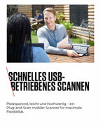 Canon P-215II imageFORMULA Scanner Dokumentenscanner (Duplex Einzug, 600 DPI, Farbscan, Canon CaptureOnTouch Software, Lite Presto! BizCard Reader, Reader PaperPort) schwarz, 9705B003