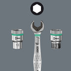 Wera Joker Switch Maul-Ringratschen-Schlüssel, umschaltbar, 10 x 159 mm, Leuchtgelb, 05020065001