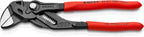 KNIPEX Zangenschlüssel Zange und Schraubenschlüssel in einem Werkzeug auf SB-Karte mit rutschhemmendem Kunststoff, 86 01 180 SB