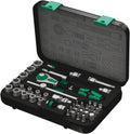 Wera 8100 SA 2 Zyklop Speed-Knarrensatz, 1/4 Zoll metrisch, Schwarz, 42-teilig, 05003533001